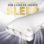 Royal Therapy 4-Pack Adjustable Queen Pillows, Shredded Memory Foam Pillows - Image 4