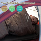 Naturehike Sleeping Bags for Adults, 23/39℉ Mummy Backpacking Sleeping Bag - Image 5