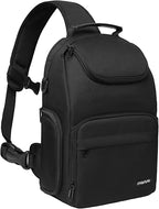 MOSISO Camera Sling Bag, DSLR/SLR/Mirrorless Camera Case Crossbody Photography by MOSISO