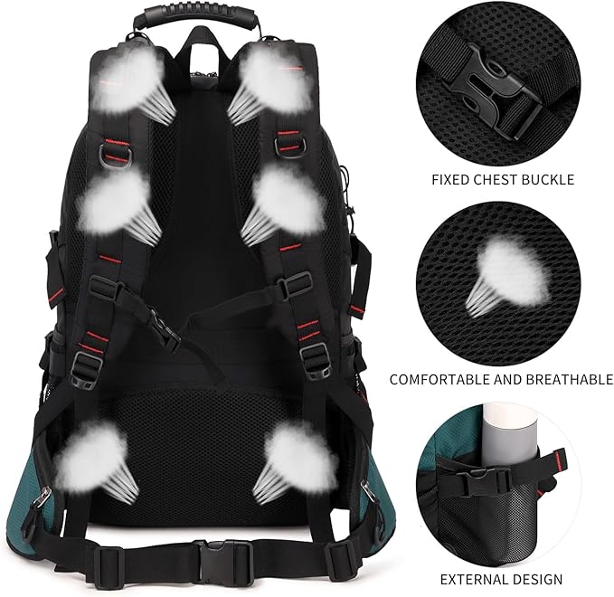 Nerlion 40L Hiking Backpack Travel Backpack - Image 7