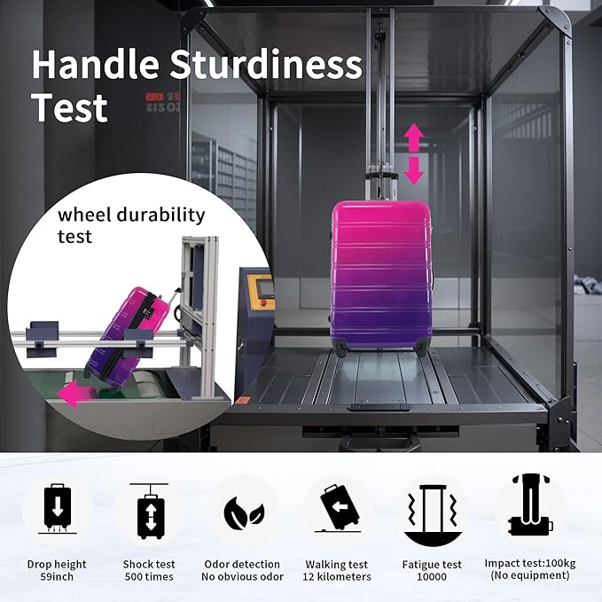 Merax Luggage Sets 3 Piece, Hardside Expandable Suitcase Set - Image 7