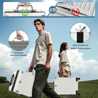 Krute Carry On Luggage Noble TSA Airline Approved Suitcase - Image 4