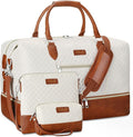 Weekender Bag for Women, Travel Duffel Bag Carry On Overnight Bag by ITIEZY