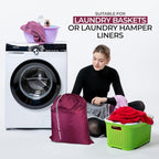 Laundry Bag with Locking Closure Drawstring – Extra Large Heavy Duty 100% Nylon - Image 3