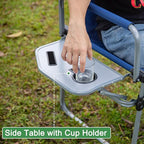 Romswi 2PK Folding Director Chairs, Camping Chair - Image 6