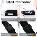 Weewooday 8 Pcs Luggage Straps Suitcase Tags Set - Image 3