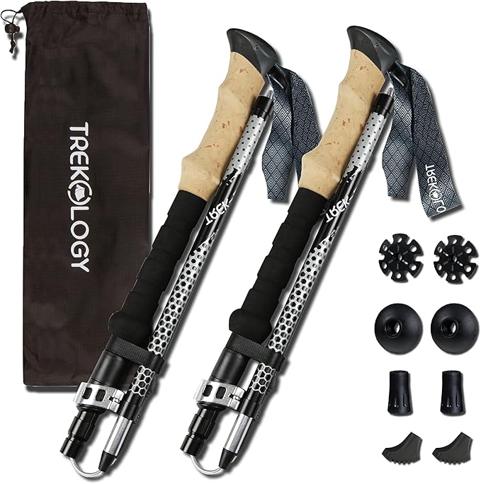 Trekology Trek-Z Collapsible Hiking & Trekking Poles by TREKOLOGY