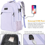 MATEIN Laptop Backpack for Girls, 15.6 Inch College School Backpack for Women - Image 2