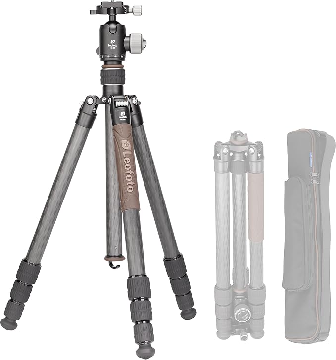 Carbon Fiber Lightweight Travel Tripod by Leofoto
