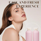 ASEVAT 10oz 4pack Refillable Travel Shampoo and Conditioner Bottles, Travel - Image 3