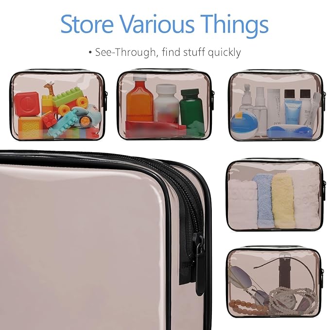 PACKISM Clear Makeup Bags - Image 4
