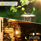 WdtPro Solar Lanterns Outdoor Lights, 6 Pack Bright Lanterns Outdoor Waterproof - Image 3