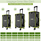 3 Pcs Thicken Clear Luggage Cover Protector - Image 2