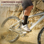 BULLIANT Compression Socks for Men 6Pairs, Athletic Crew Socks Cushioned For - Image 7