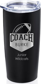Lifetime Creations Personalized Football Coach Tumbler: Custom Football Coach by LifetimeCreations
