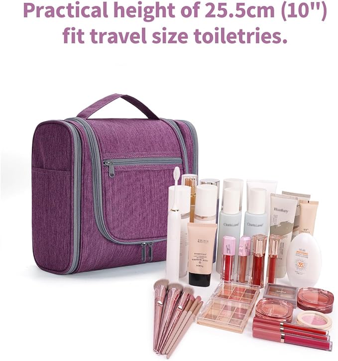Hanging Toiletry Bag for Women Travel Makeup Bag Organizer Toiletries Bag for - Image 4