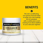 MASON NATURAL Collagen Premium Skin Cream, Women’s Anti,Aging Face & Body Daily Moisturizer for Hydration & Firmness, Pear Scent, 4 oz