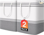 2 Pack Large Home Laundry Basket, Laundry Hamper, Freestanding Waterproof Dirty by EpicTotes