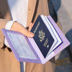 TIGARI Passport Holder for Travel Women Men, PU Leather Passport Wallet Cover - Image 2