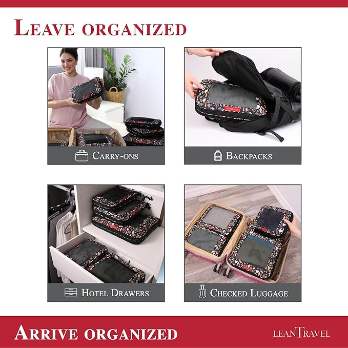 Compression Packing Cubes for Travel Organizers - Image 9