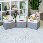 OrganiHaus 12x12 Fabric Storage Bins - Image 4