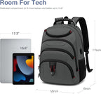 Boavan Laptop Backpack for men, 15.6 inch Laptop Bag - Image 6