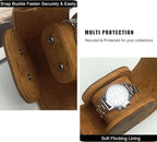 Longjet Watch Roll Travel Case for Men Portable Watches Organizer Box - Image 5