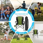 2 Pack Oversized Folding Camping Chair - Image 7