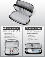 Travelkin Travel Cord Organizer, Electronic Organizer Travel Case, Cable - Image 2