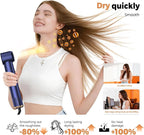 5 in 1 Hair Dryer Brush Set,Professional Negative Ionic Hot Air Styler, Air Curling Wrap Styler,Detachable Blow Dryer Brush With Auto Wrap Curlers,Hair Styling Tools For Straight/Curl/Drying/Smoothing