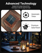 SHYMERY Solar Lanterns, Hanging Outdoor Lantern - Image 6