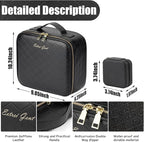 Makeup Travel Train Case with Mirror LED Light 3 Adjustable Brightness Cosmetic - Image 2