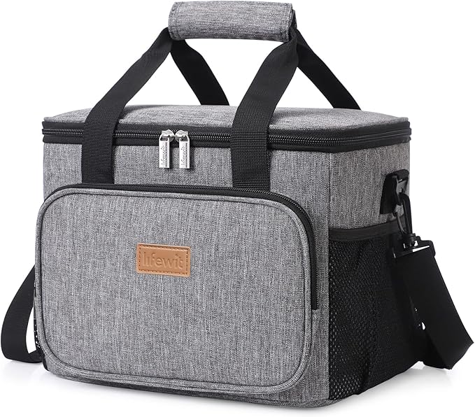 Lifewit Large Lunch Bag Insulated Lunch Box Soft Cooler Cooling Tote by Lifewit