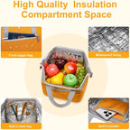 ETidy Fashionable & Lightweight Reusable Lunch Bag Large Capacity Waterproof & - Image 4