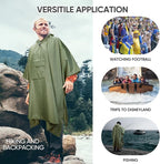 PTEROMY Hooded Rain Poncho for Adult - Image 5