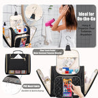 Travel Toiletry Bag for Women, Hanging Toiletry Bag, Bathroom Bag Portable - Image 3