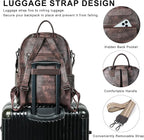 Backpack Purse for Women Laptop Backpack, Leather Travel Backpack Shoulder Bag - Image 7
