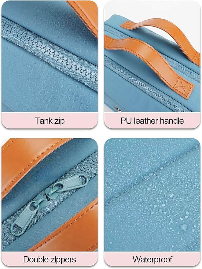 Women's Hanging Toiletry Bag, Waterproof Travel Cosmetic Organizer - Image 5