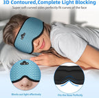 3D Sleep Mask with Bluetooth Headphones, Sleeping Headphones - Image 2