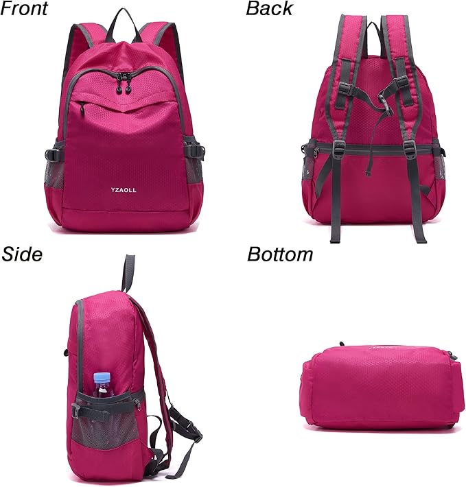 YZAOLL Small Lightweight Packable Hiking Backpack, 20L Hiking Backpack Day Pack - Image 7