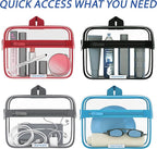 TSA Approved Toiletry Bag 3-1-1 Clear Travel Cosmetic Bag - Image 6