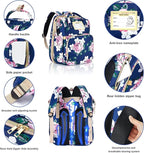 Diaper Bag Backpack with Changing Station, Foldable - Image 3