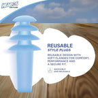 HEAROS AirPlugs Airline Pressure Reducing Earplugs, 1 Pair + Free Case - Image 4