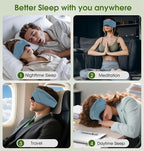 Sleep Mask with Headphones Bluetooth 5.4, LC-dolida Wireless Music Eye Mask - Image 7