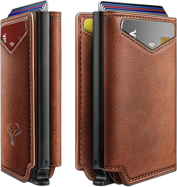 BULLIANT Men Wallet Leather Wallet Card Holders Money Clip by BULLIANT