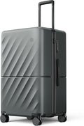 Trunk Luggage 26 Inch, Medium Checked Luggage by NINETYGO