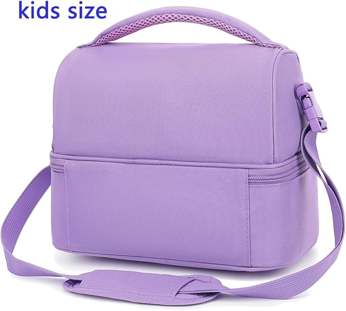 FlowFly Double Decker Cooler Insulated Lunch Bag Large Tote - Image 6