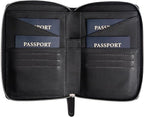 Full Grain Leather Family Passport Holder by Travaci