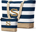 Becokan Beach Bag Initial Beach Tote by BecokanBeachBagSpecialist