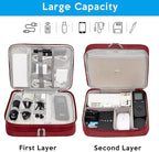 Electronic Organizer Travel Case, Travel Cord Organizer Case Portable - Image 7